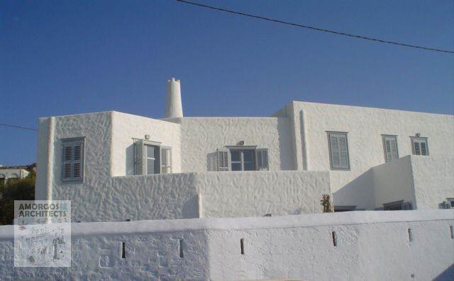 Design, planning and construction of a double house (230m2) with 2 floors in the area Photodotis, Chora Amorgos