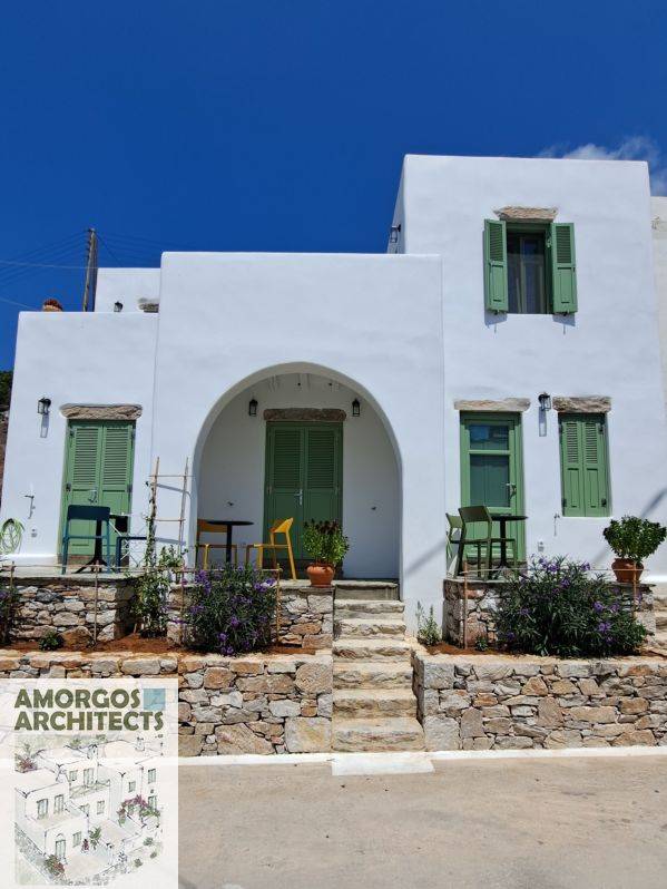 Design, planning and construction of a two storey house at Rachidi, Katapola Amorgos