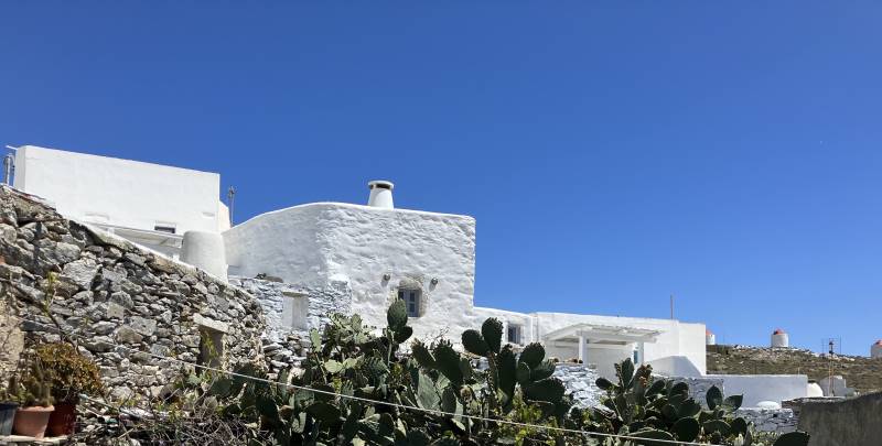 Design and reconstruction of an old two storey house at Chora Amorgos.